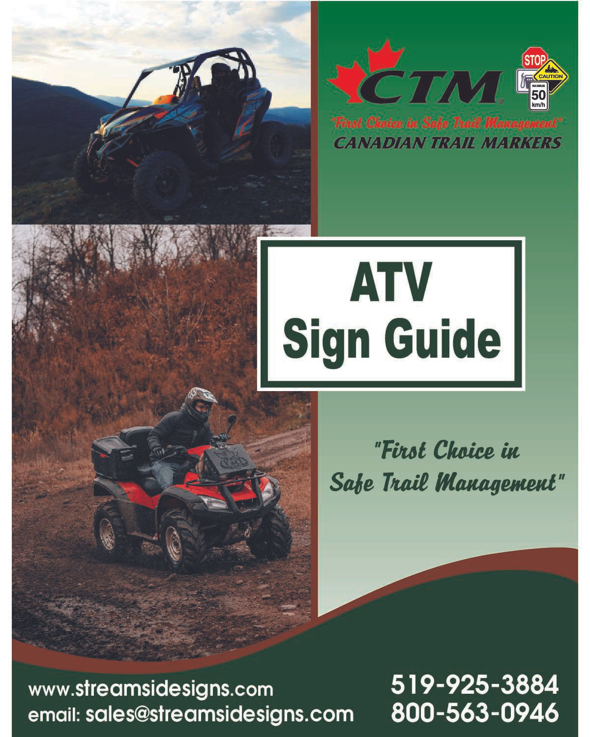 ATV Sign Guide catalog cover